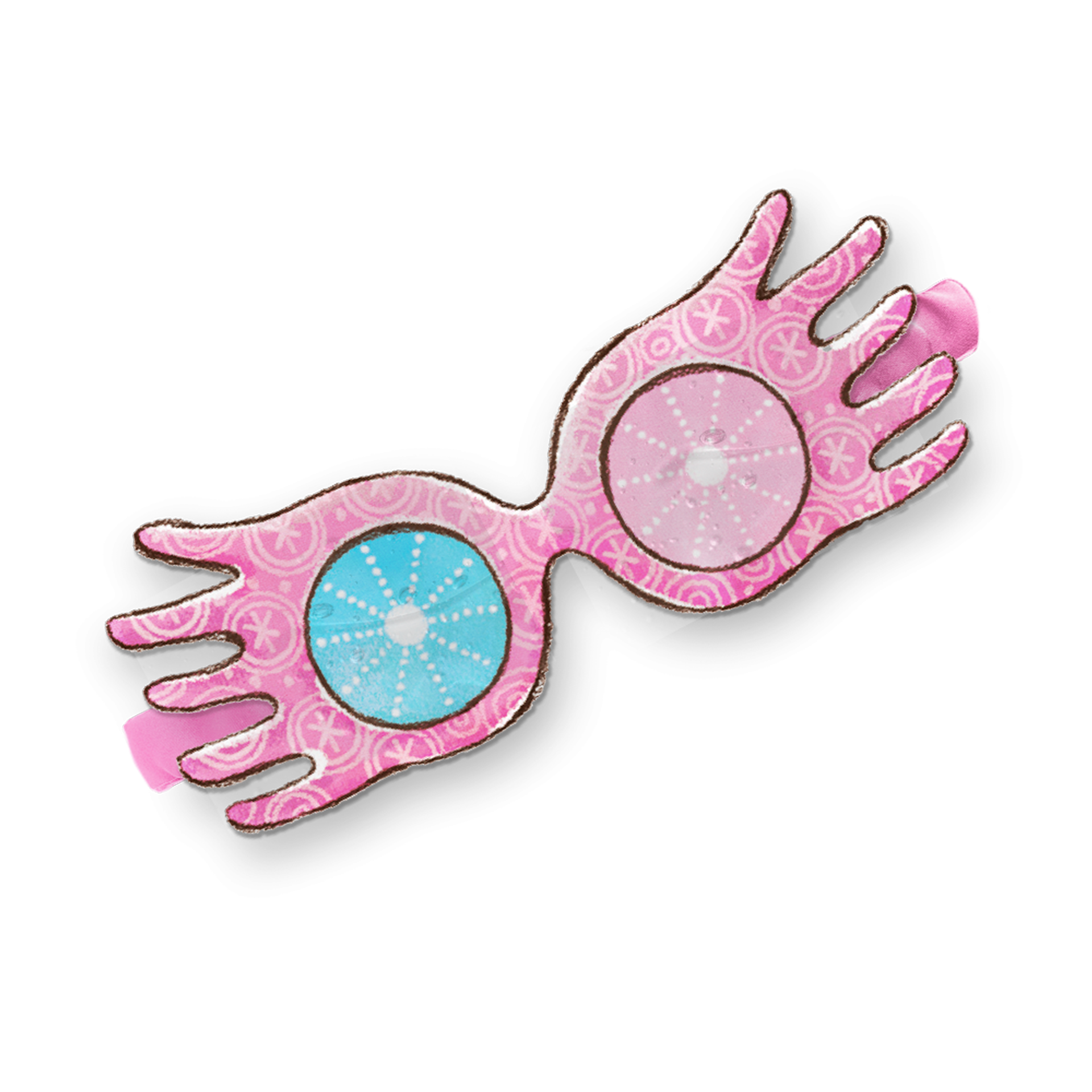 Gafas harry potter mascarilla de gel ojos