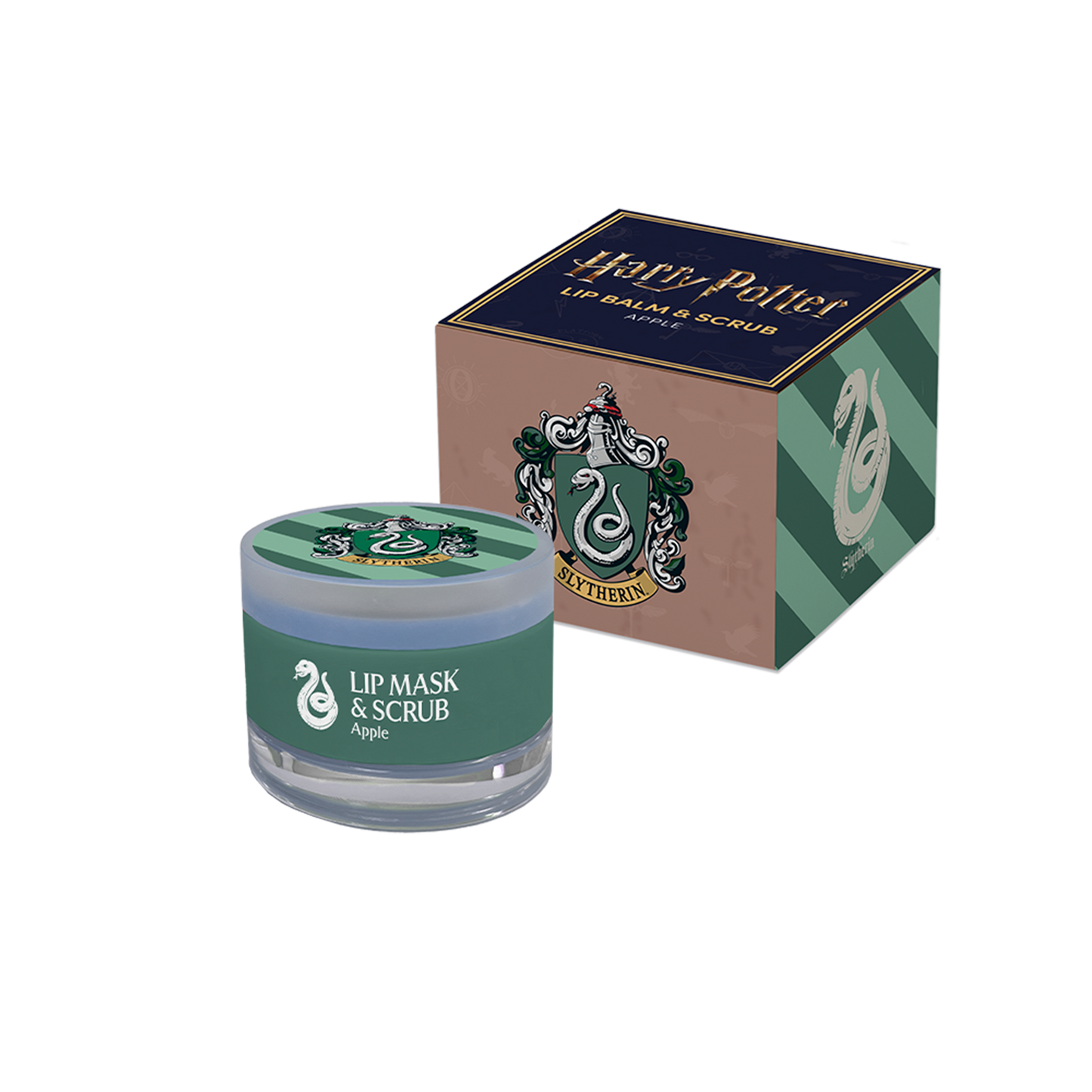 slytherin lip scrub and lip balm